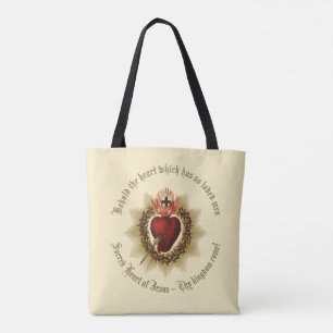 Sacro Heart Tote Bag