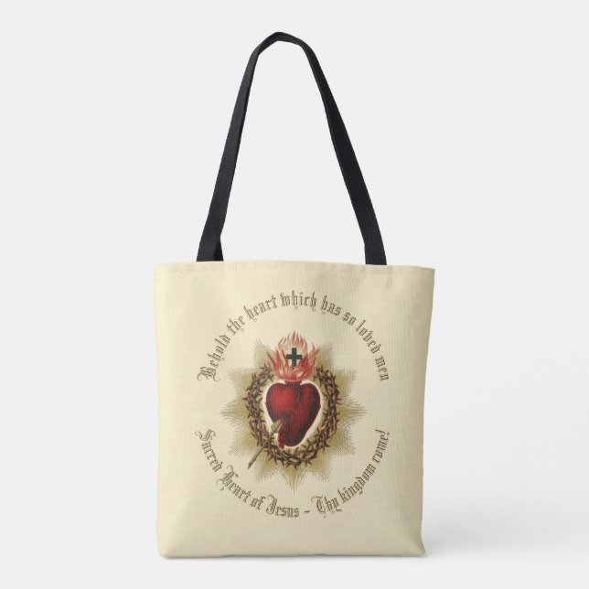 Sacro Heart Tote Bag (Rückseite)