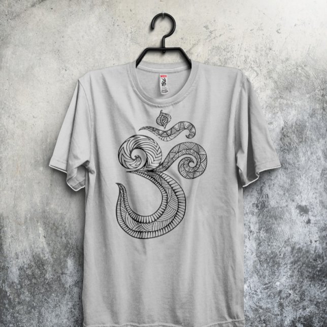 Sacro Om T - Shirt Hinduismus Om Symbol T - Shirt  (Sacred Om T-shirt Hindu Om symbol T-shirt )
