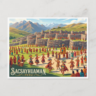 Sacsayhuaman Cusco Peru Postkarte