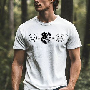 Sad + Australian Shepherd = glücklich T-Shirt