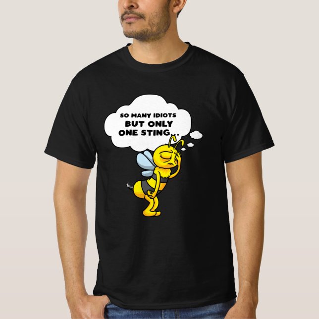 Sad Beekeeper-Geschenk Funny Zitat T-Shirt (Vorderseite)
