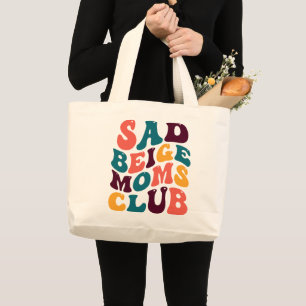 Sad Beige Mamas Club Parco Civico-Ciani Jumbo Stoffbeutel