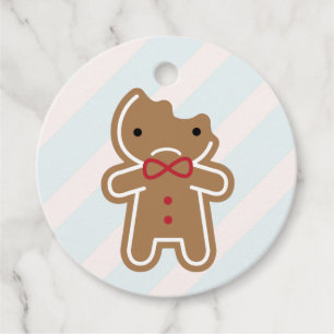 Sad Bitten Kawaii Gingerbread Man Geschenkanhänger