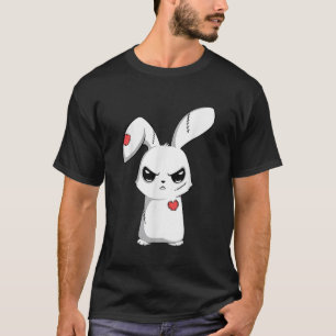 Sad Broken Niedlich Emo Bunny Creepy Goth Happy Os T-Shirt