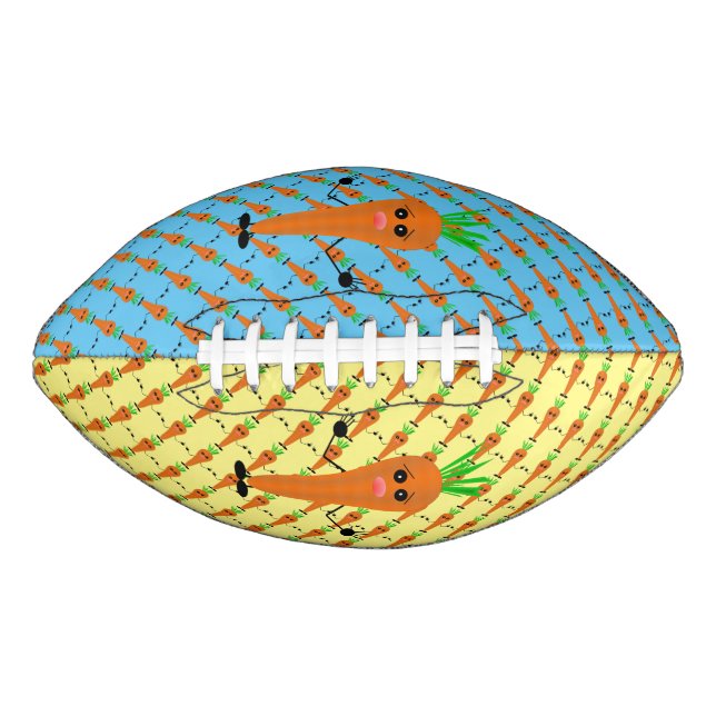 Sad Carrot von Kenneth Yoncich Football (Vorderseite)