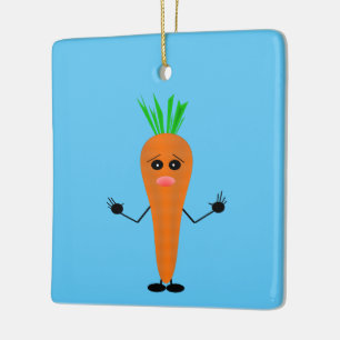 Sad Carrot von Kenneth Yoncich Keramikornament