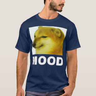 Sad Cheems Mood dog meme T-Shirt Geschenk