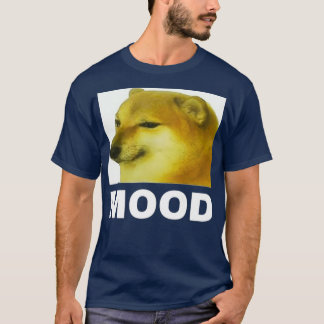 Sad Cheems Mood dog meme T-Shirt Geschenk