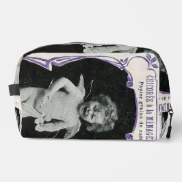 Sad Cherub Angel Print Waschbeutel