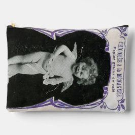Sad Cherub Angel Print Zubehörtasche