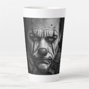 Sad Clown Latte Tasse