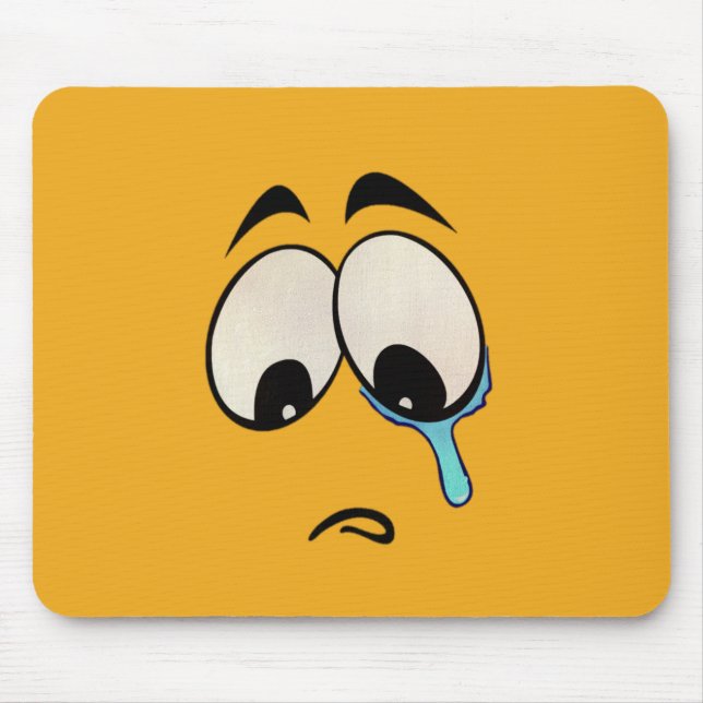 Sad Emoji Mousepad (Vorne)