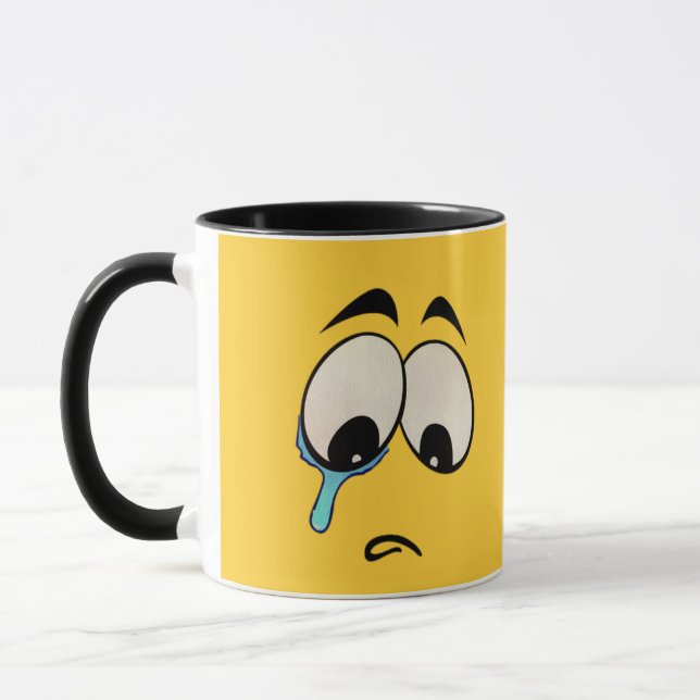 Sad Emoji Tasse (Links)