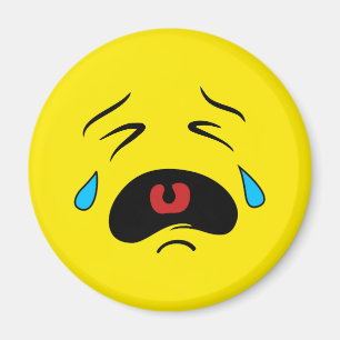 Sad Face Emoji Magnet