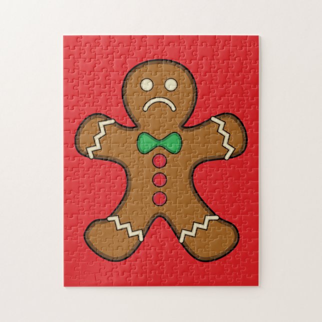 Sad Gingerbread Man Puzzle (Vertikal)