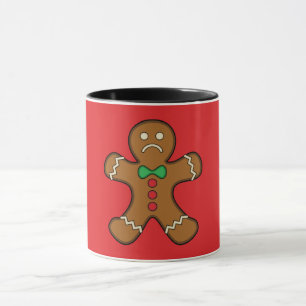 Sad Gingerbread Man Tasse