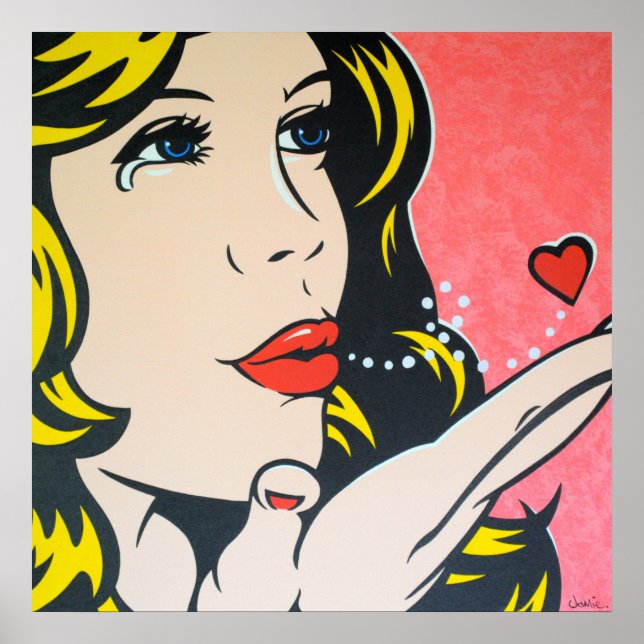 Sad Goodbye - Original Pop Art Poster (Vorne)