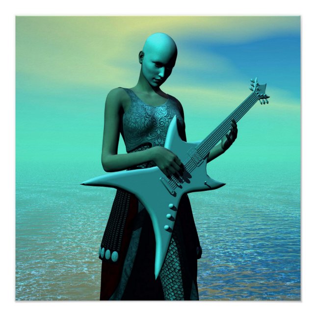 Sad Guitar Poster (Vorderseite)