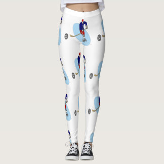 SAD HOCKEY PUCK LEGGINGS