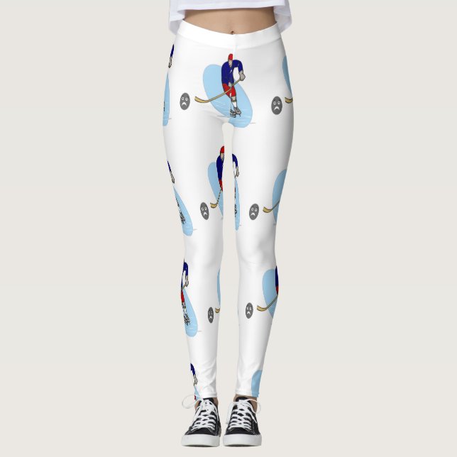 SAD HOCKEY PUCK LEGGINGS (Vorderseite)