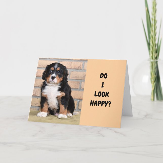 SAD ICH VERGESSEN "DEIN GEBURTSTAG" FEIERTAGSKARTE (Vorderseite)