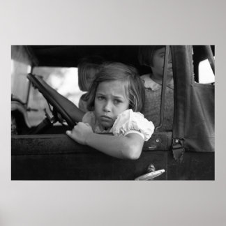 Sad Little Girl, 1938 Poster