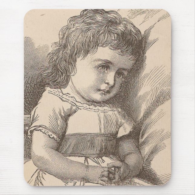 Sad Little Girl Mousepad (Vorne)