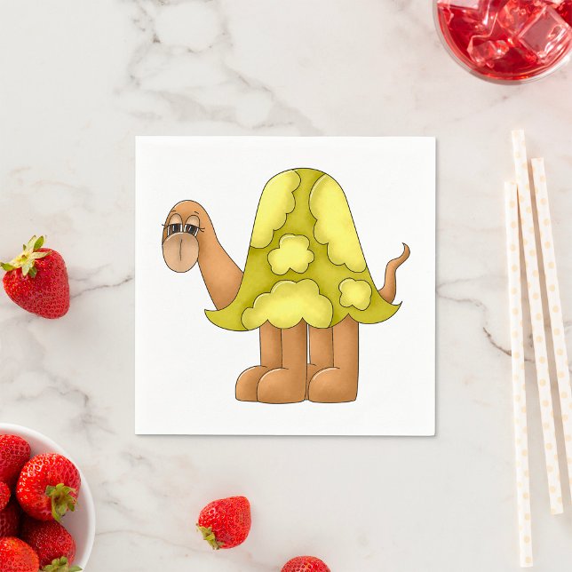 Sad Looking Turtle Napkins Serviette (Von Creator hochgeladen)