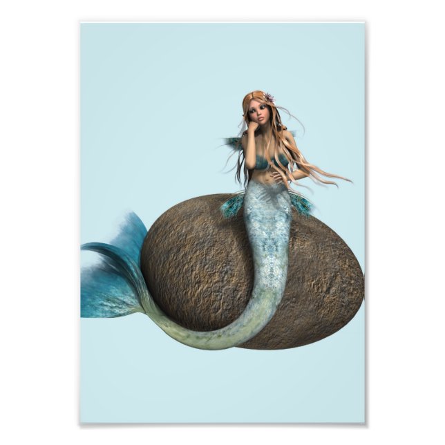 Sad Mermaid Fotodruck (Vorne)