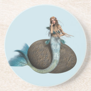 Sad Mermaid Getränkeuntersetzer
