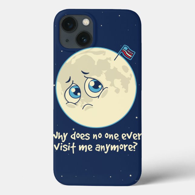 Sad Moon Case-Mate iPhone Hülle (Rückseite)