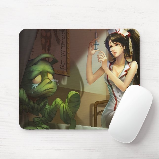 Sad Mummy Gaming Mousepad | Benutzerdefinierbares  (Mit Mouse)