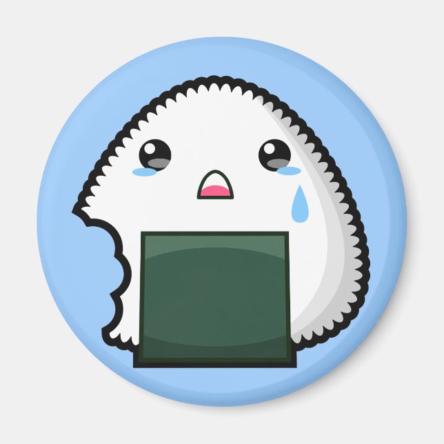 Sad Onigiri Magnet (Vorne)