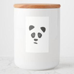 Sad Panda Lebensmitteletikett