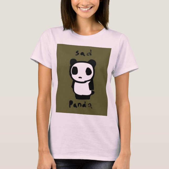 Sad Panda T-Shirt (Vorderseite)