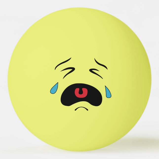 Sad Ping Pong Ball Tischtennisball (Vorderseite)