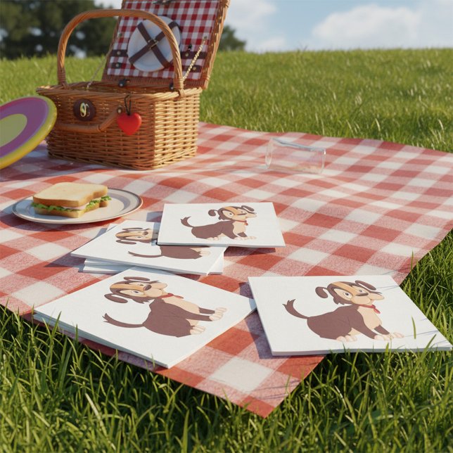 Sad Puppy Dog Serviette (Von Creator hochgeladen)