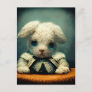 Sad Rabbit Postkarte