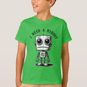 Sad Robot - Ich brauche einen Neustart T-Shirt