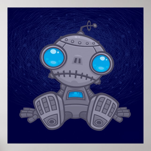 Sad Robot Poster (Vorne)