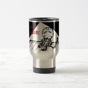 Sad Robot Travel Mug Reisebecher