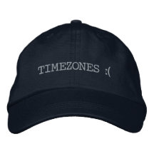 Sad Timezones bestickte Cap