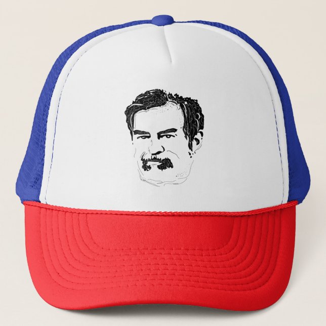 Saddam Hussein Truckerkappe (Vorderseite)
