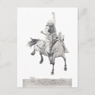 Saddle Bronc Postkarte