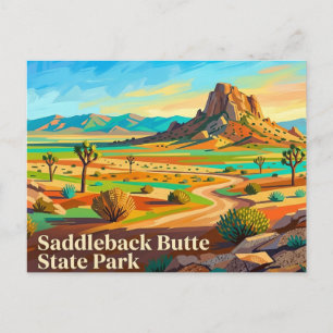Saddleback Butte State Park Kalifornien Postkarte