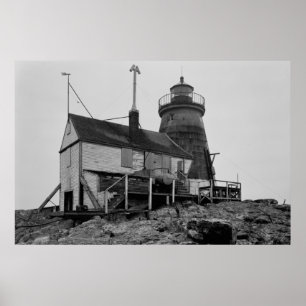 Saddleback Ledge Leuchtturm Poster