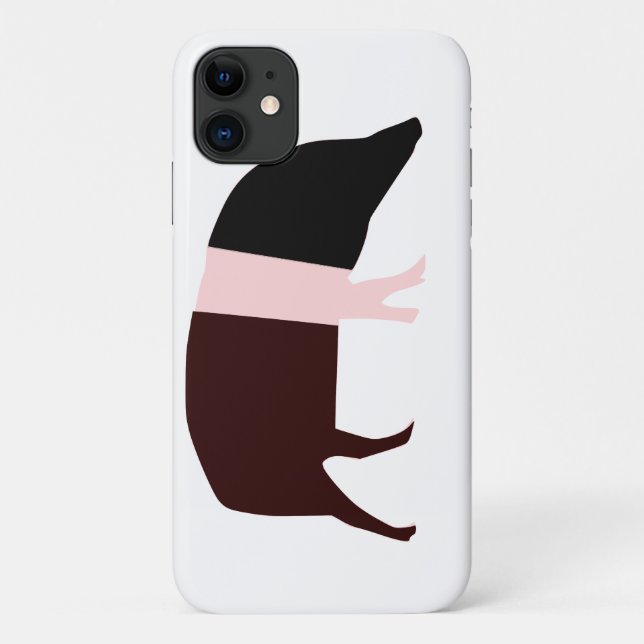 Saddleback Pig iPhone 3 Fall Case-Mate iPhone Hülle (Rückseite)