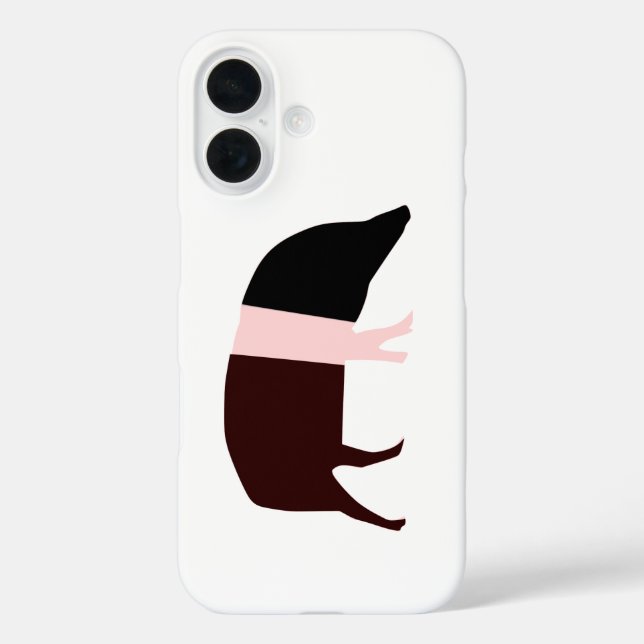 Saddleback Pig iPhone 5 Fall Case-Mate iPhone Hülle (Rückseite)