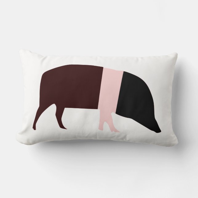 Saddleback Pig Pillow Lendenkissen (Vorderseite)